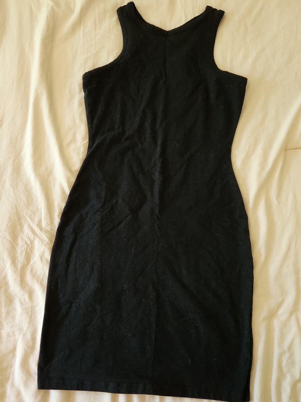 wild fable Black Sleeveless Midi Bodycon Dress